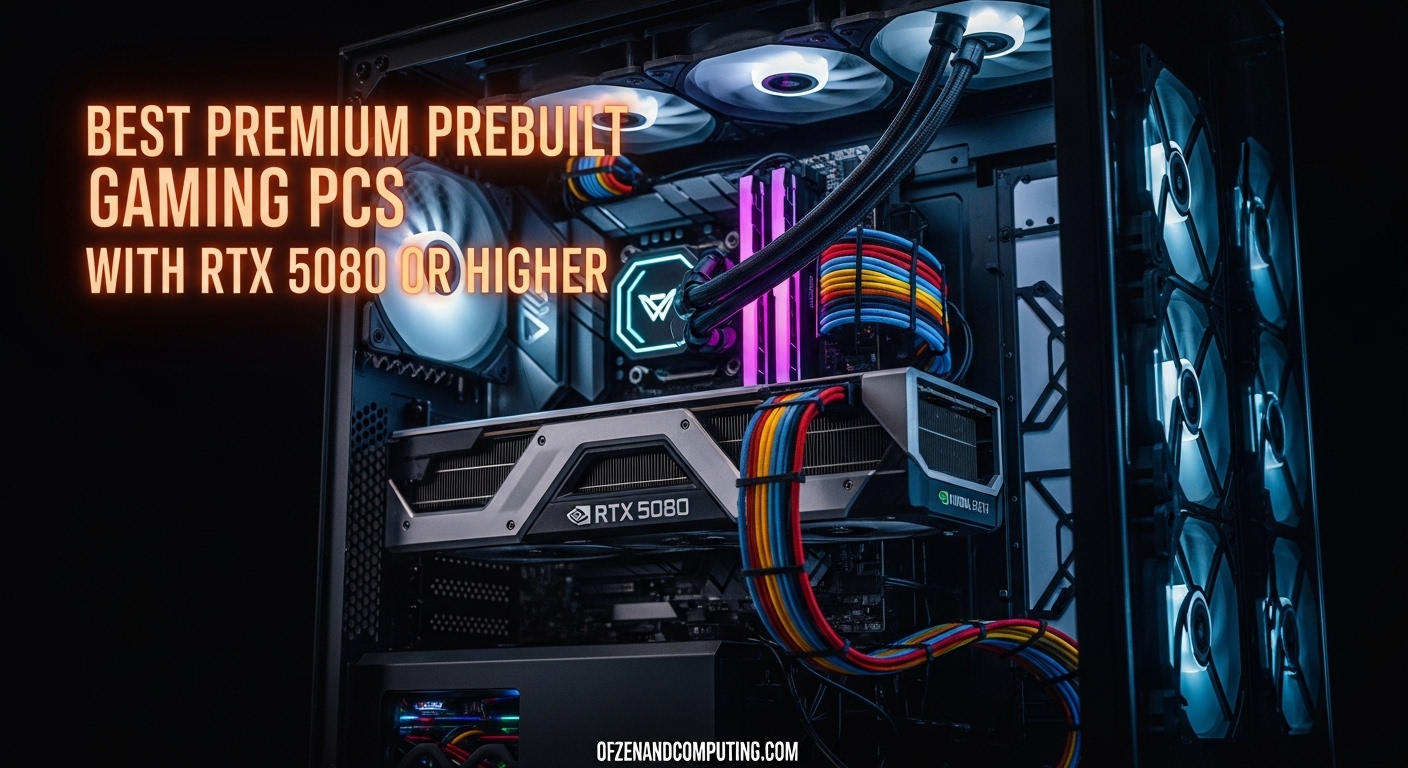 Best Premium Prebuilt Gaming PCs with RTX 5080 or Higher
