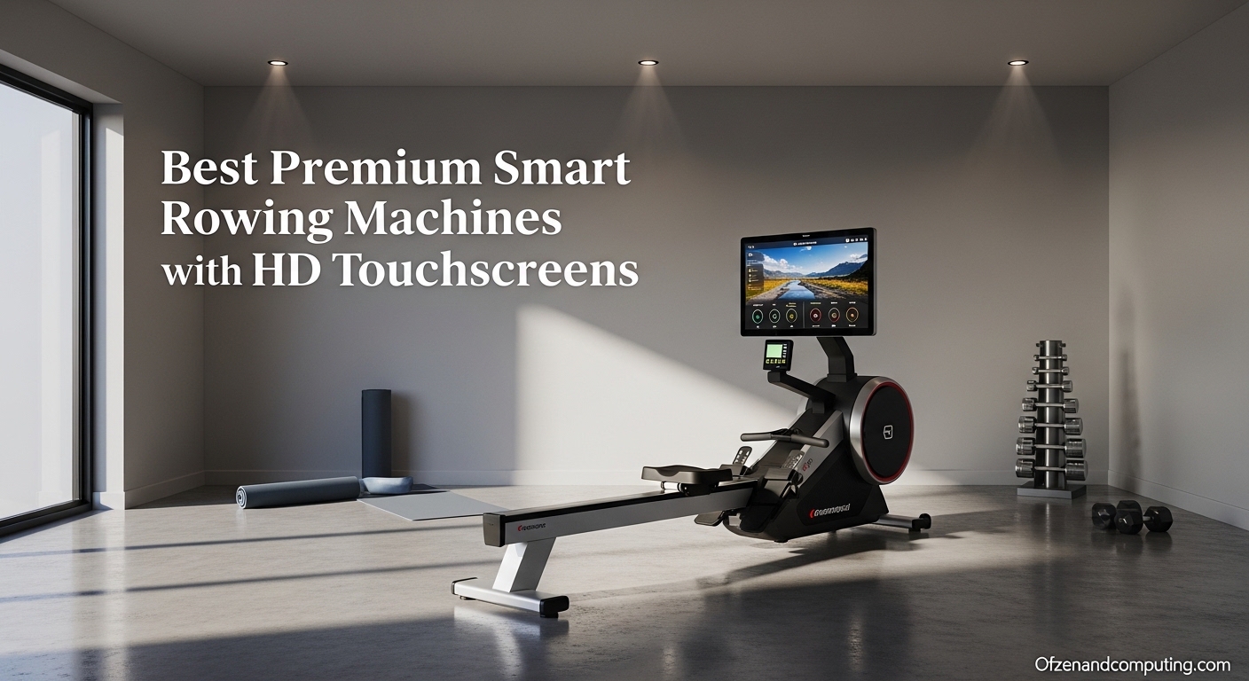 Best Premium Smart Rowing Machines with HD Touchscreens