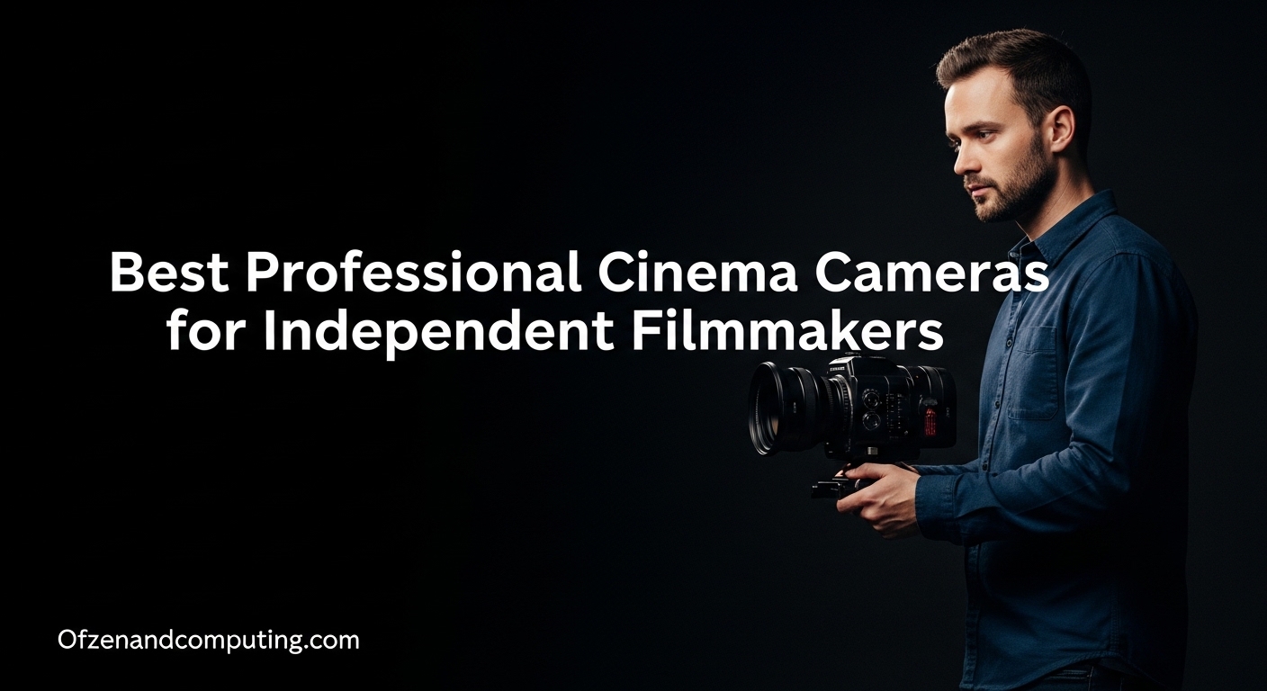 Best Professional Cinema Cameras for Independent Filmmakers