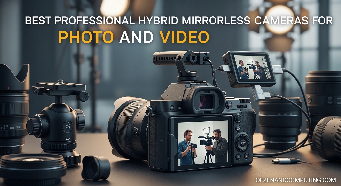 Best Professional Hybrid Mirrorless Cameras for Photo and Video
