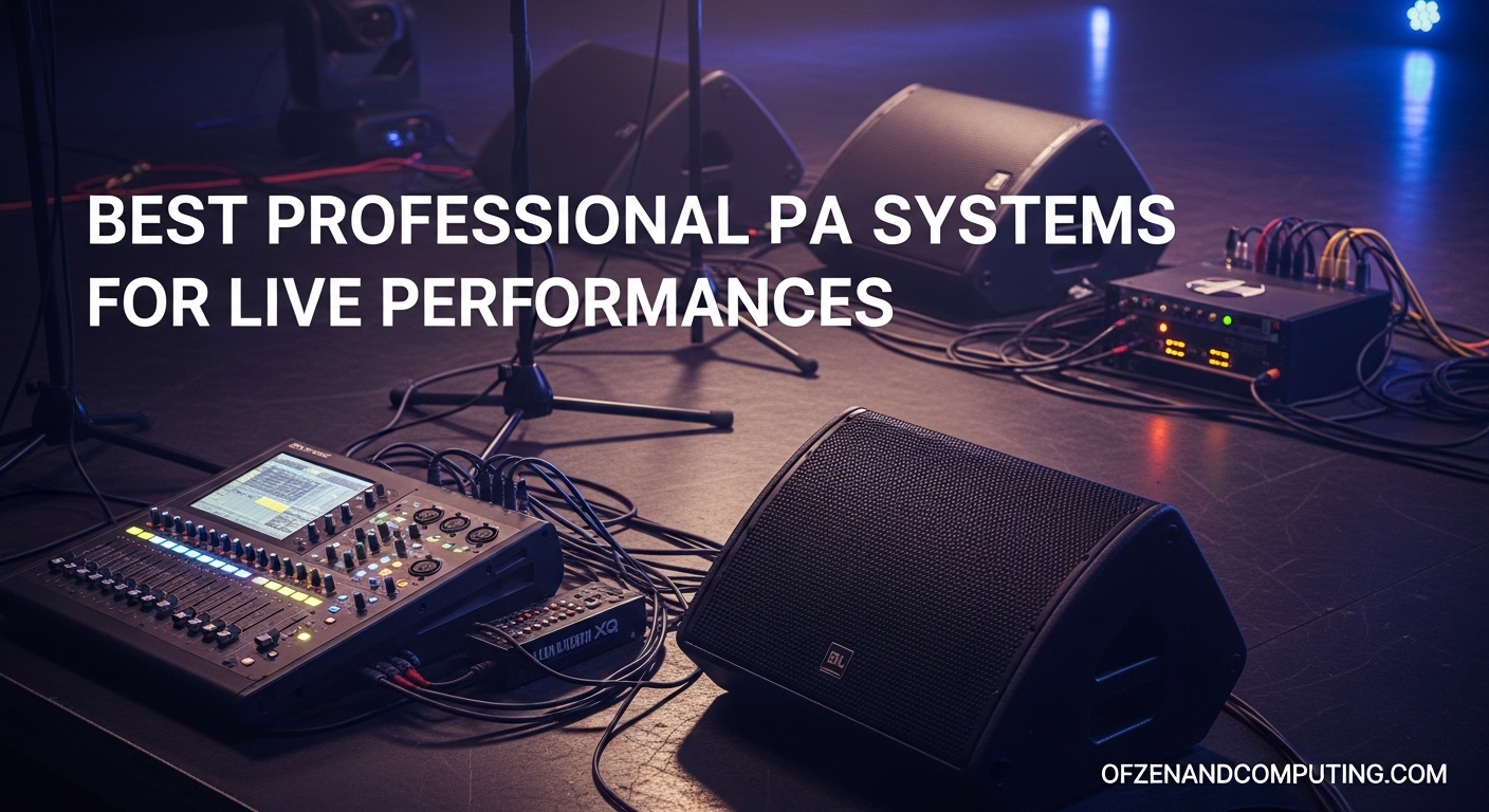 Best Professional PA Systems for Live Performances