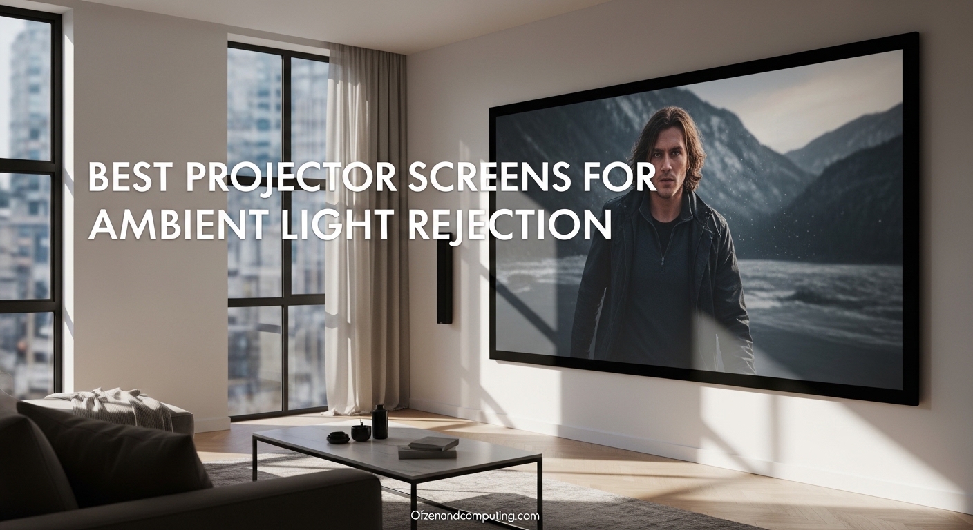 Best Projector Screens for Ambient Light Rejection