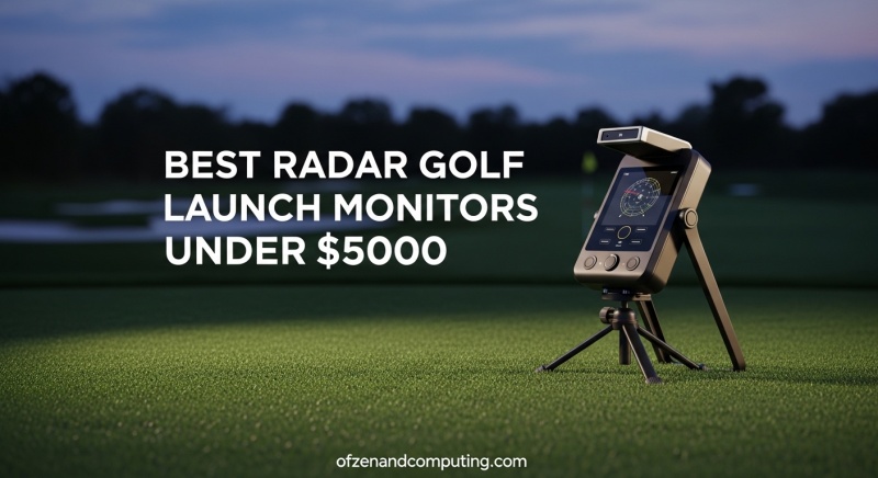 Best Radar Golf Launch Monitors Under $5000