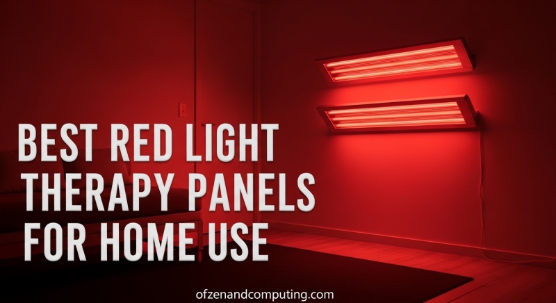 Best Red Light Therapy Panels for Home Use