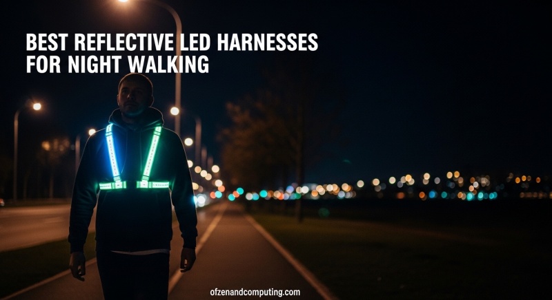 Best Reflective LED Harnesses for Night Walking