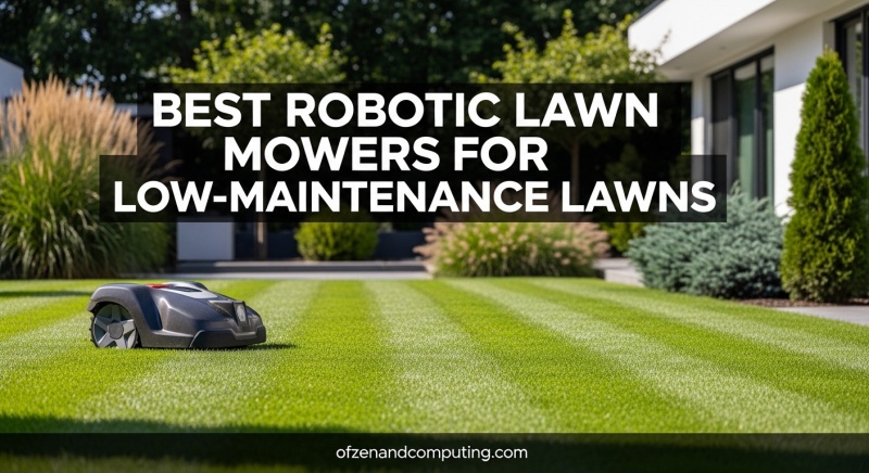 Best Robotic Lawn Mowers for Low-Maintenance Lawns