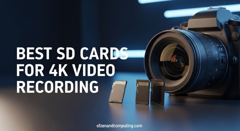 Best SD Cards for 4K Video Recording