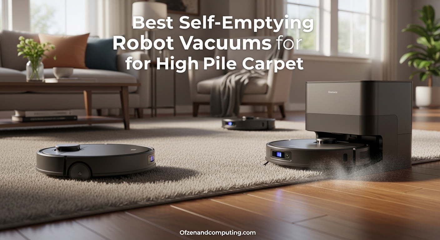 Best Self-Emptying Robot Vacuums for High-Pile Carpet