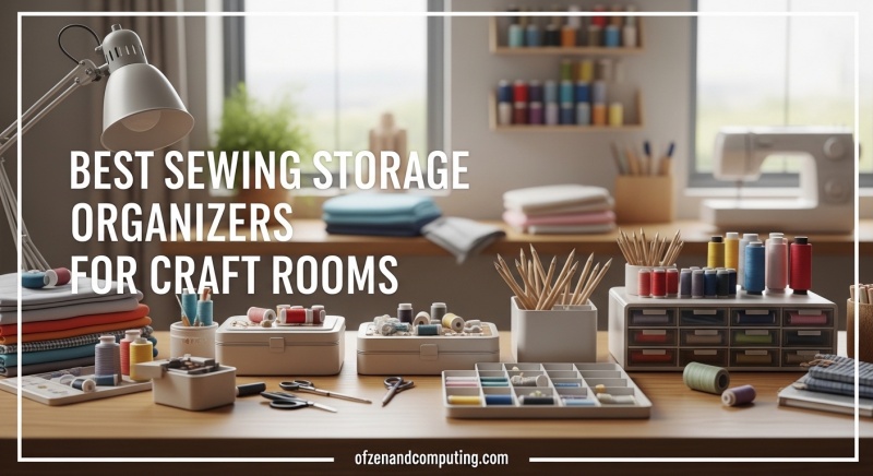 Best Sewing Storage Organizers for Craft Rooms