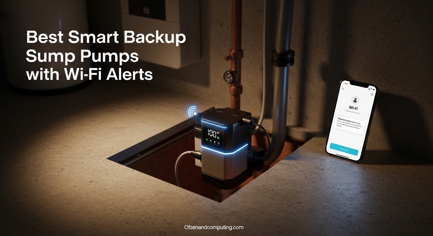 Best Smart Backup Sump Pumps with Wi-Fi Alerts