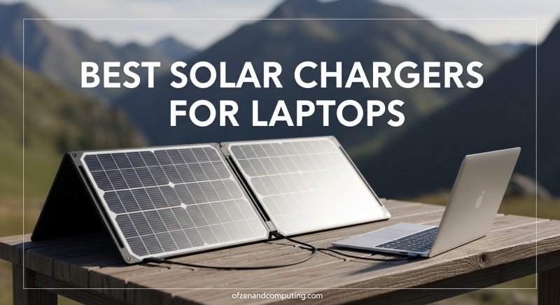 Best Solar Chargers for Laptops