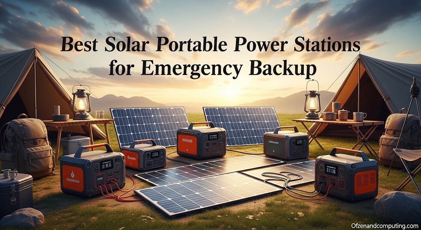 Best Solar Portable Power Stations for Emergency Backup