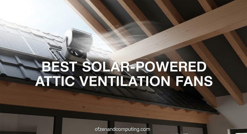Best Solar-Powered Attic Ventilation Fans