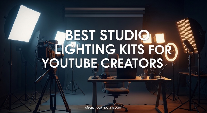 Best Studio Lighting Kits for YouTube Creators