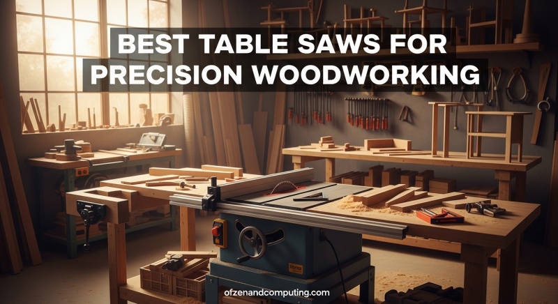 Best Table Saws for Precision Woodworking