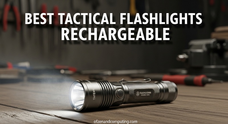 Best Tactical Flashlights Rechargeable
