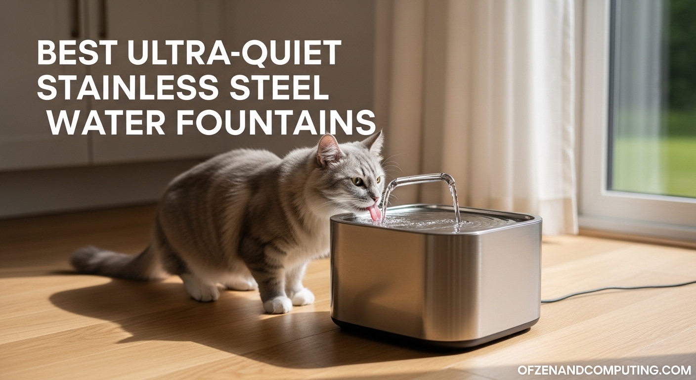 Best Ultra-Quiet Stainless Steel Pet Water Fountains