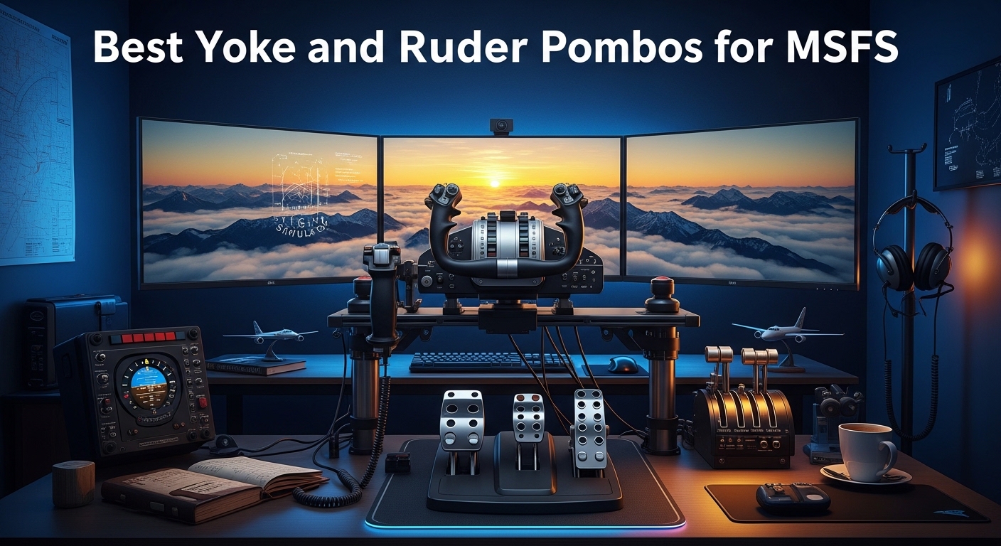 Best Yoke and Rudder Pedal Combos for MSFS