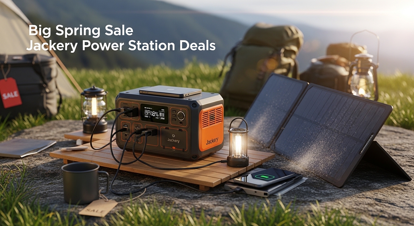 Big Spring Sale Jackery Power Station Deals