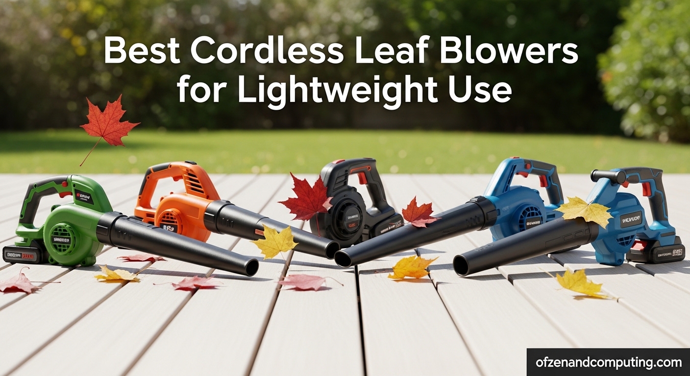 best cordless leaf blowers for lightweight Use