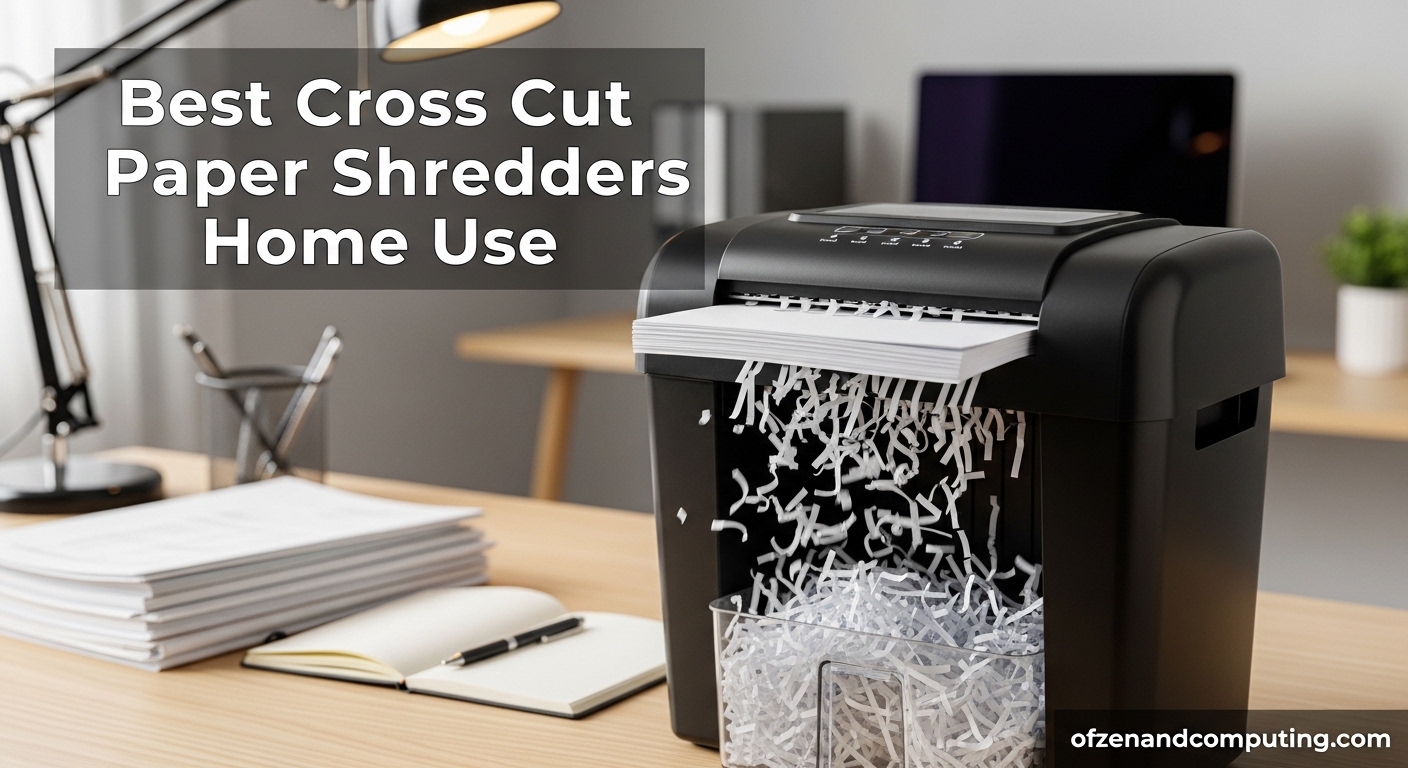 best cross cut paper shredders home use