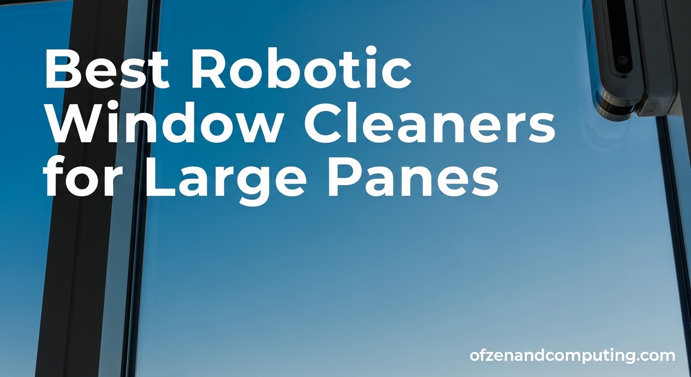 best robotic window cleaners for large panes