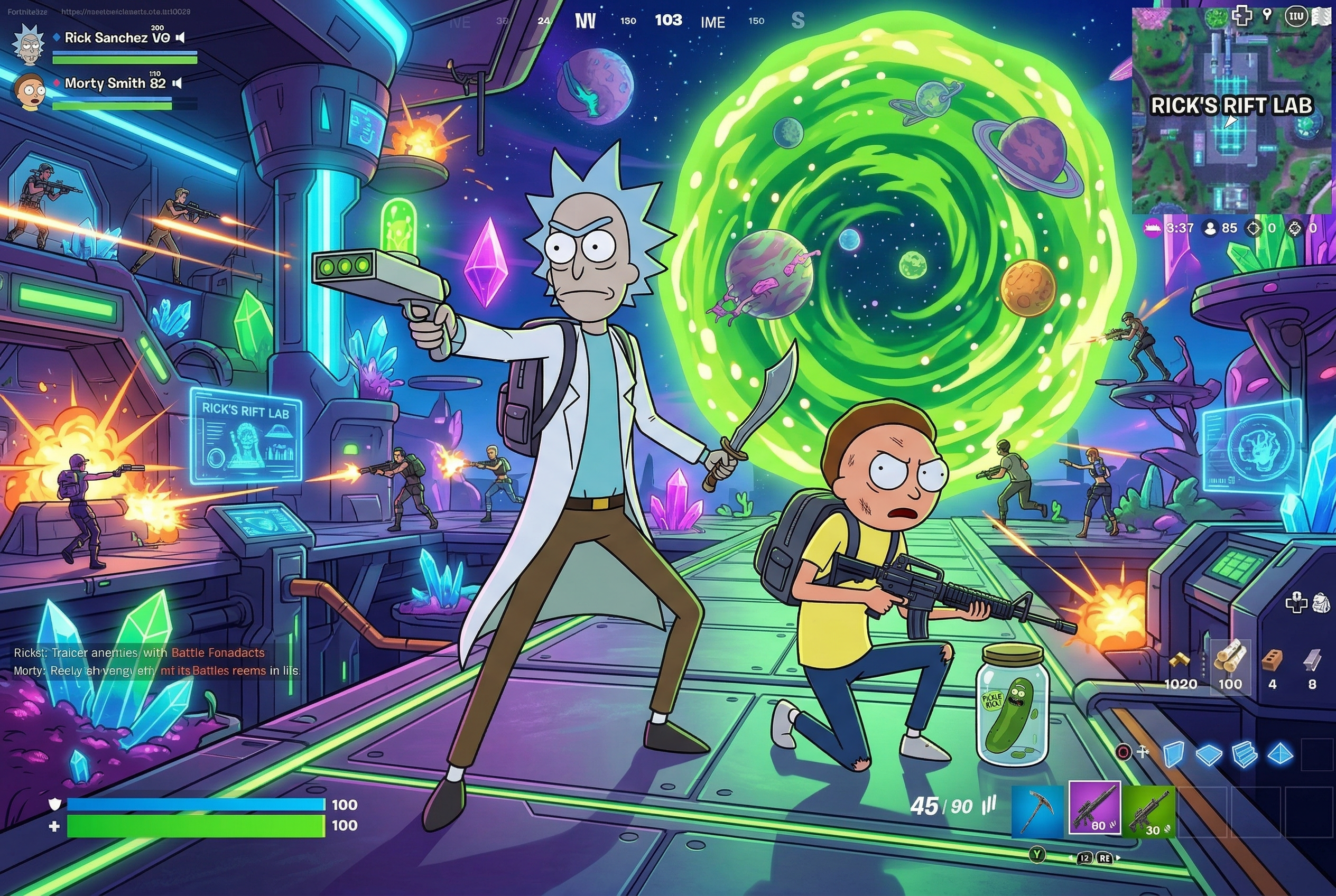 How to Get Rick and Morty Skins in Fortnite