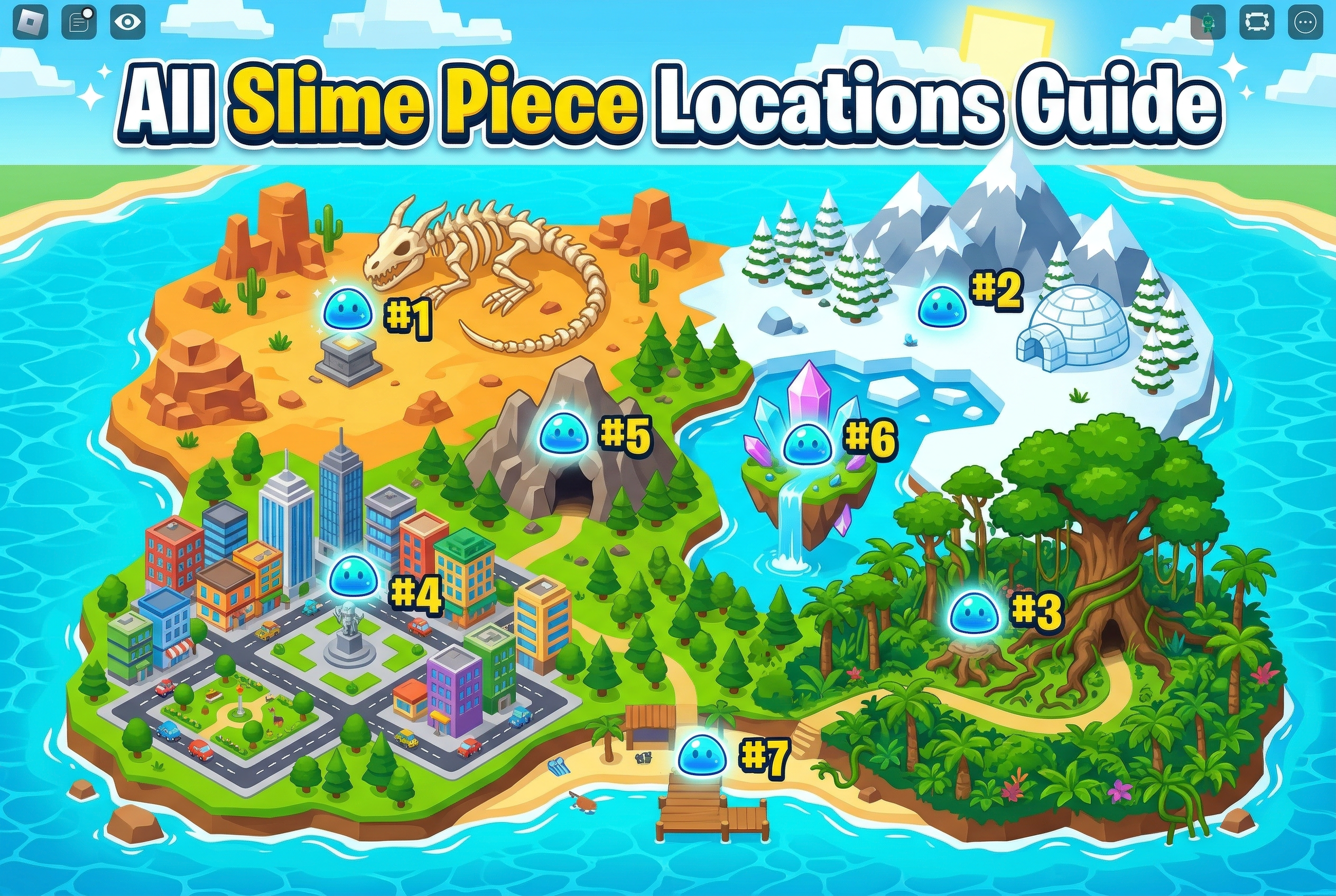 How to Find All Slime Pieces in Sailor Piece