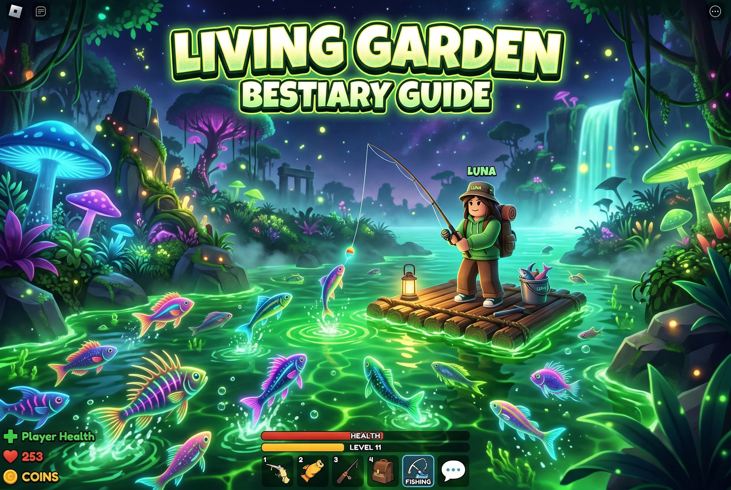 How to Complete Living Garden Bestiary in Fisch