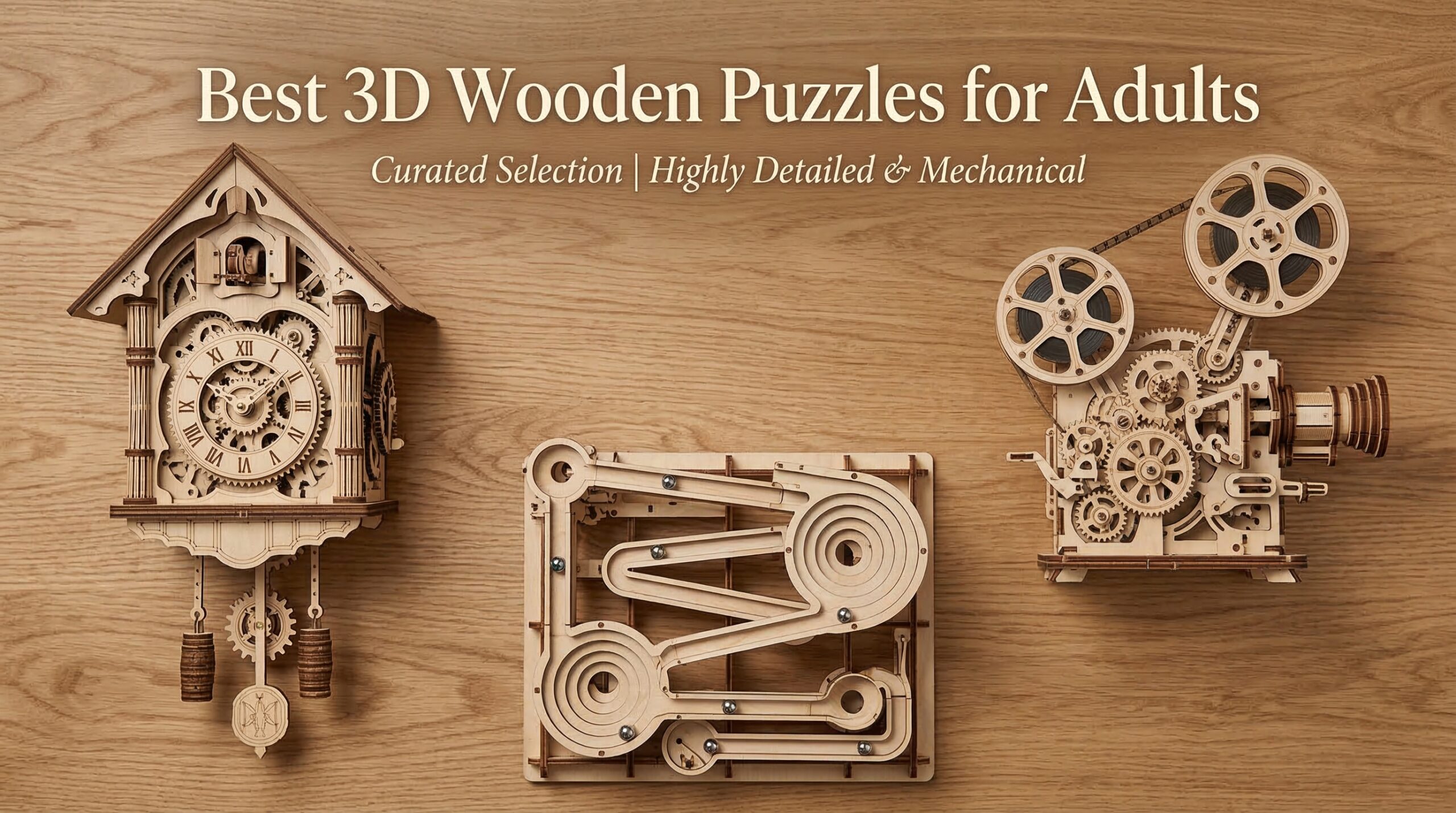 Best 3D Wooden Puzzles for Adults