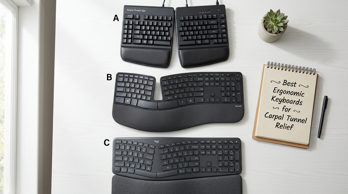 Best Ergonomic Keyboards for Carpal Tunnel Relief