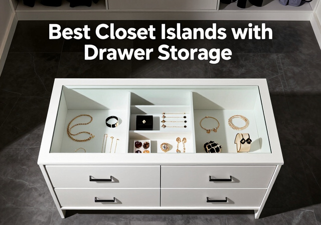 Best Closet Islands with Drawer Storage
