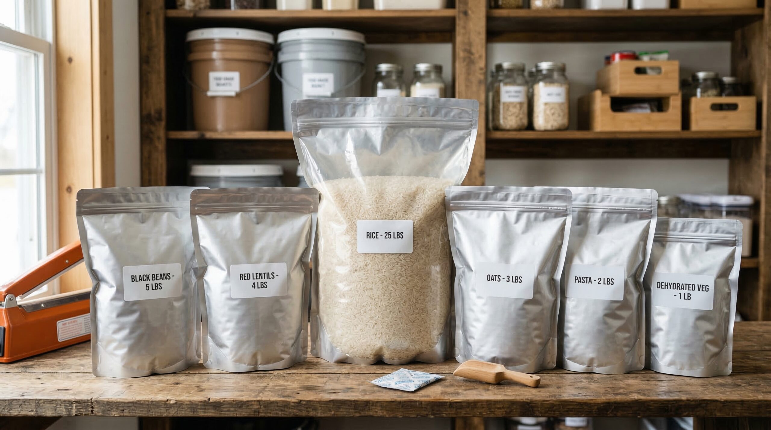 Best Mylar Bags for Emergency Food Storage