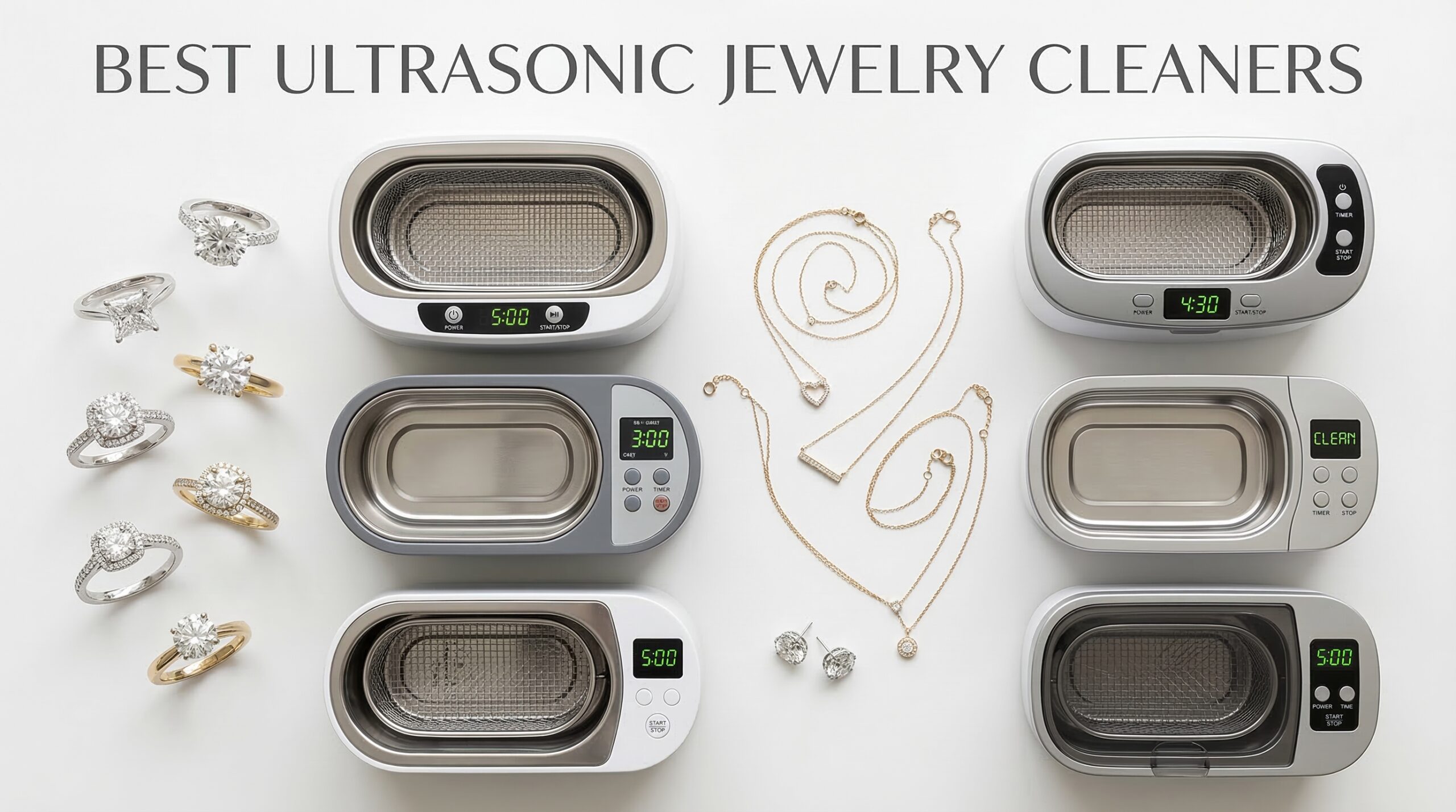 Best Ultrasonic Jewelry Cleaners for Home Use