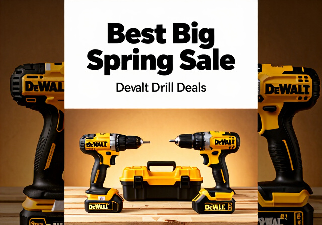 Best Big Spring Sale DeWalt Drill Deals on Amazon