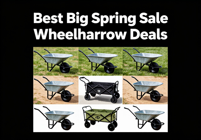 Best Big Spring Sale Wheelbarrow Deals on Amazon