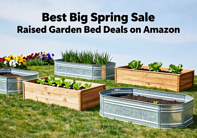 Best Big Spring Sale Raised Garden Bed Deals on Amazon