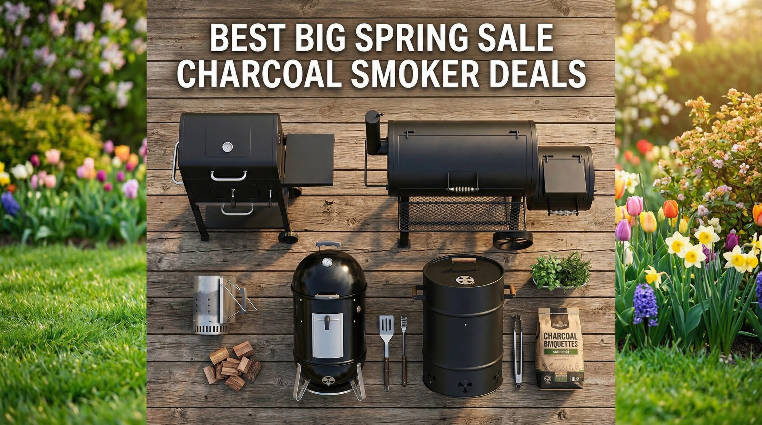 Best Big Spring Sale Charcoal Smoker Deals on Amazon