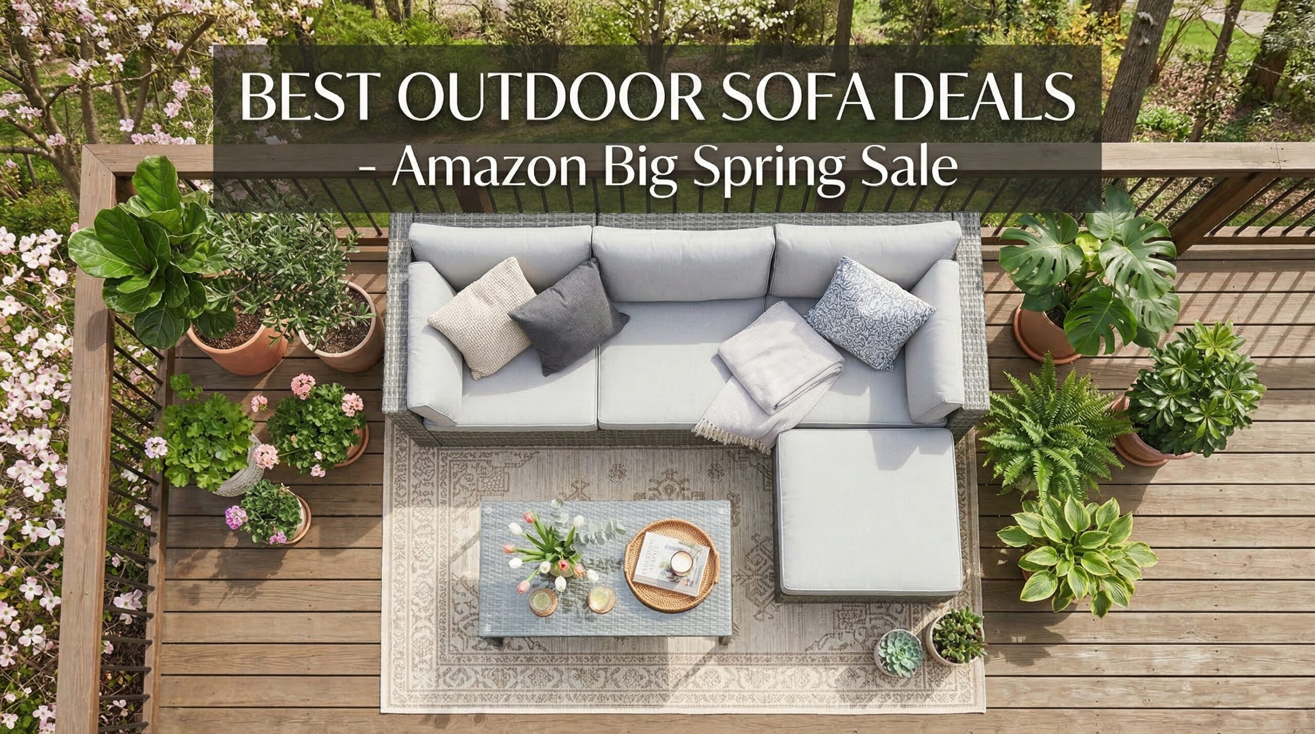 Best Big Spring Sale Outdoor Sofa Deals on Amazon
