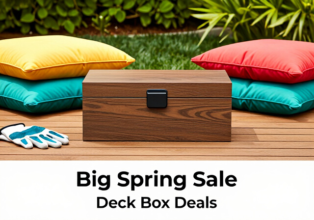 Best Big Spring Sale Outdoor Storage Deck Box Deals on Amazon