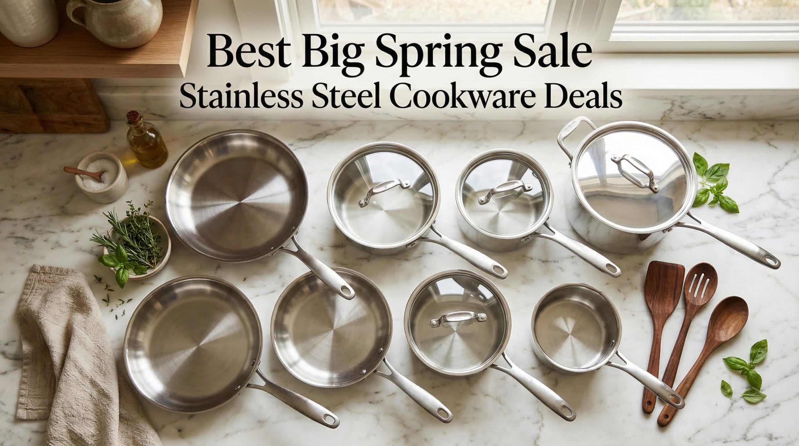Best Big Spring Sale Stainless Steel Cookware Deals on Amazon