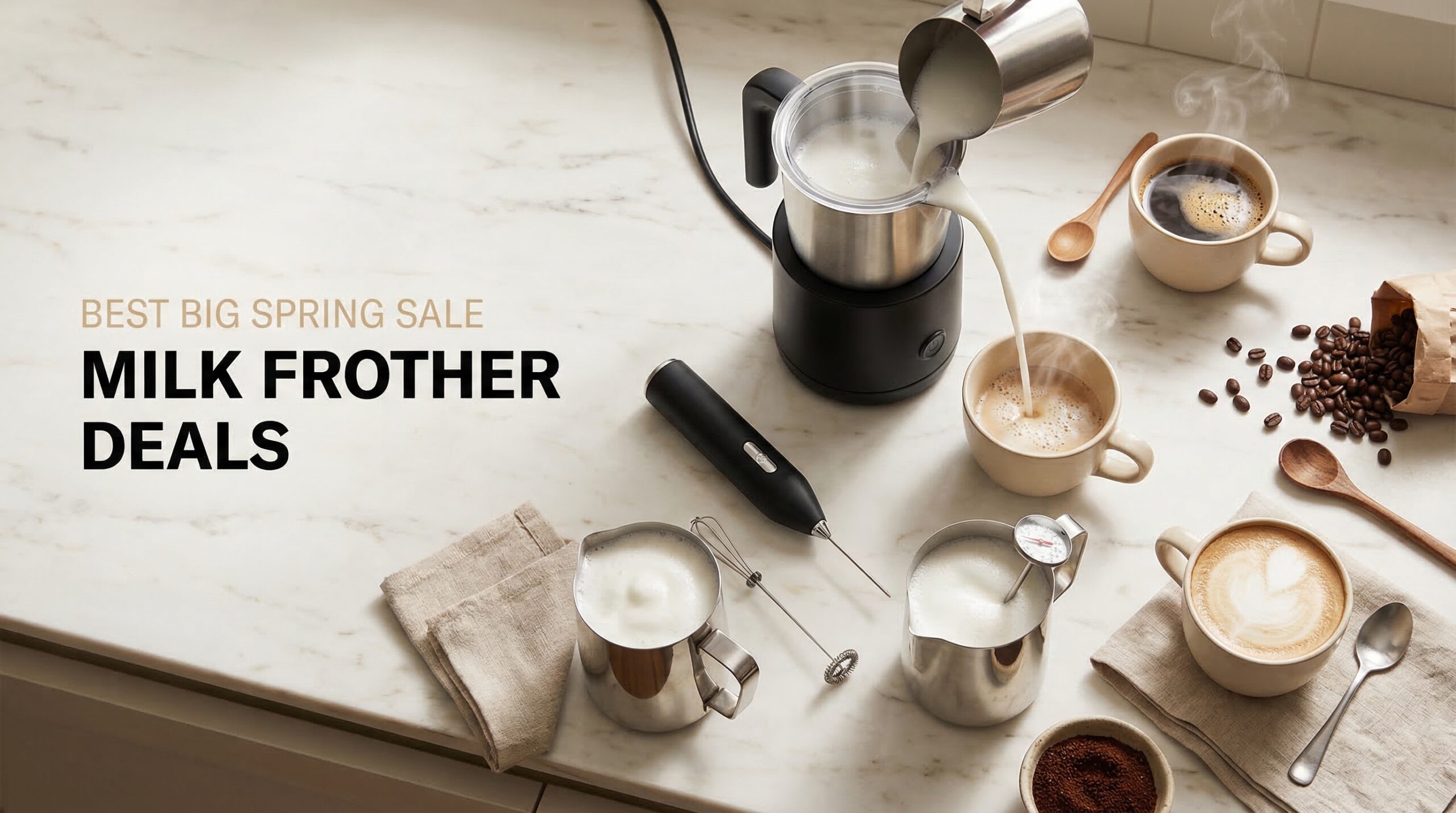 Best Big Spring Sale Milk Frother Deals on Amazon