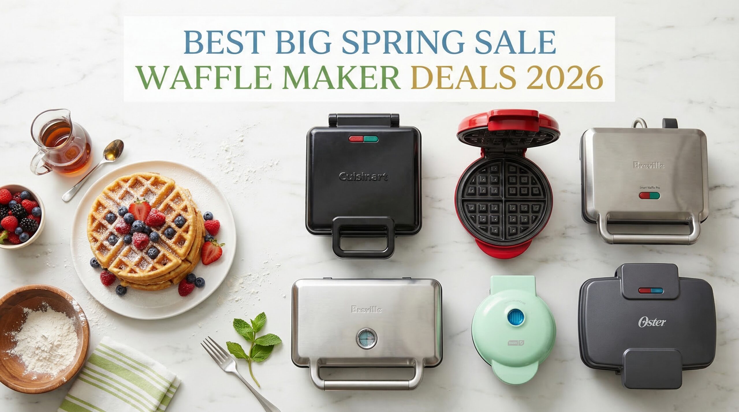 Best Big Spring Sale Waffle Maker Deals on Amazon