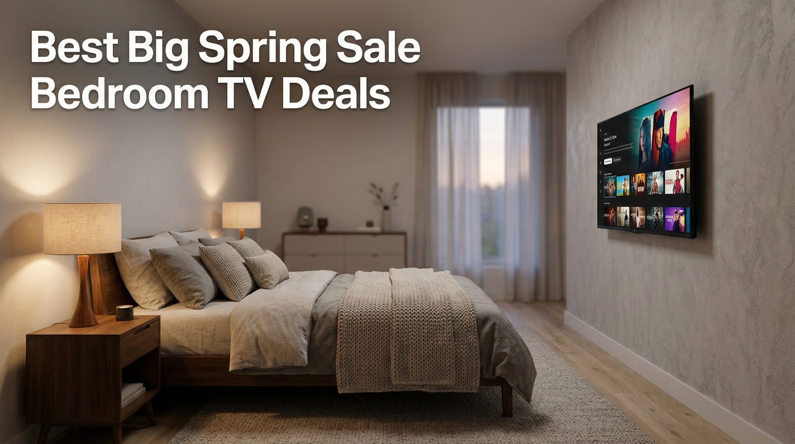Best Big Spring Sale Bedroom TV Deals on Amazon