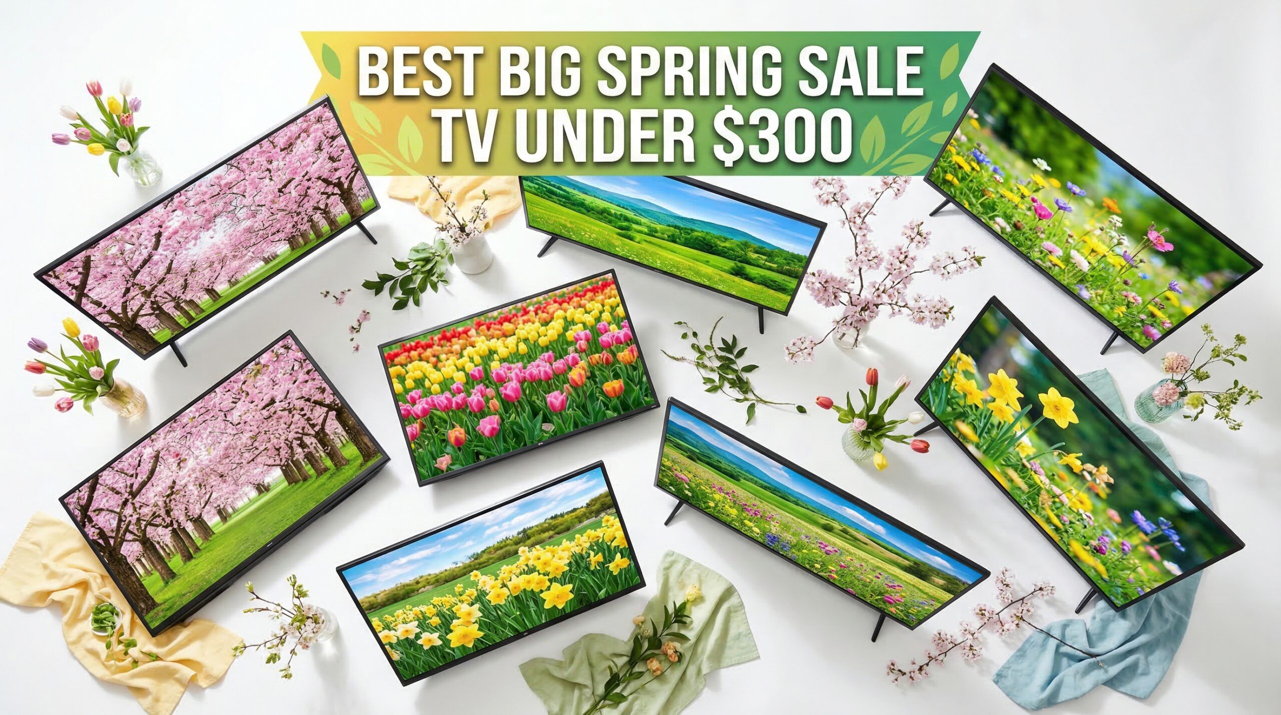 Best Big Spring Sale TV Under $300 Deals on Amazon