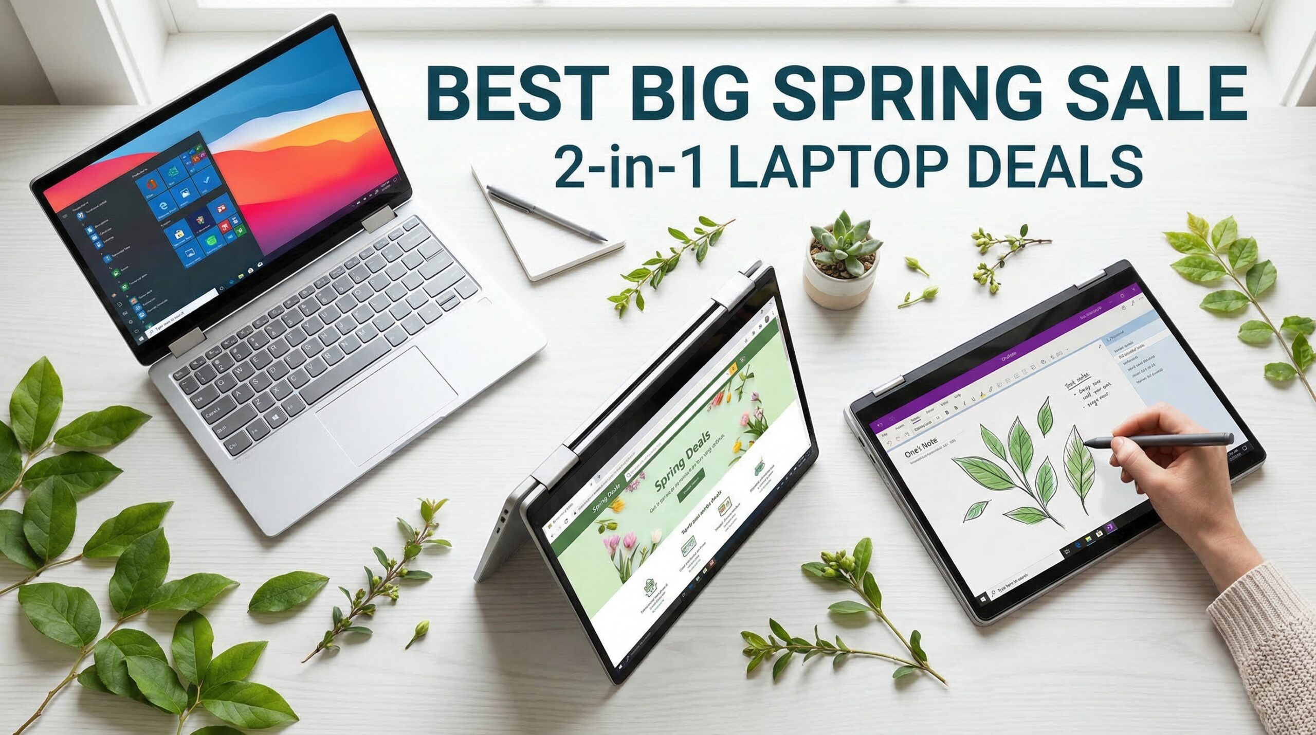Best Big Spring Sale 2-in-1 Laptop Deals on Amazon
