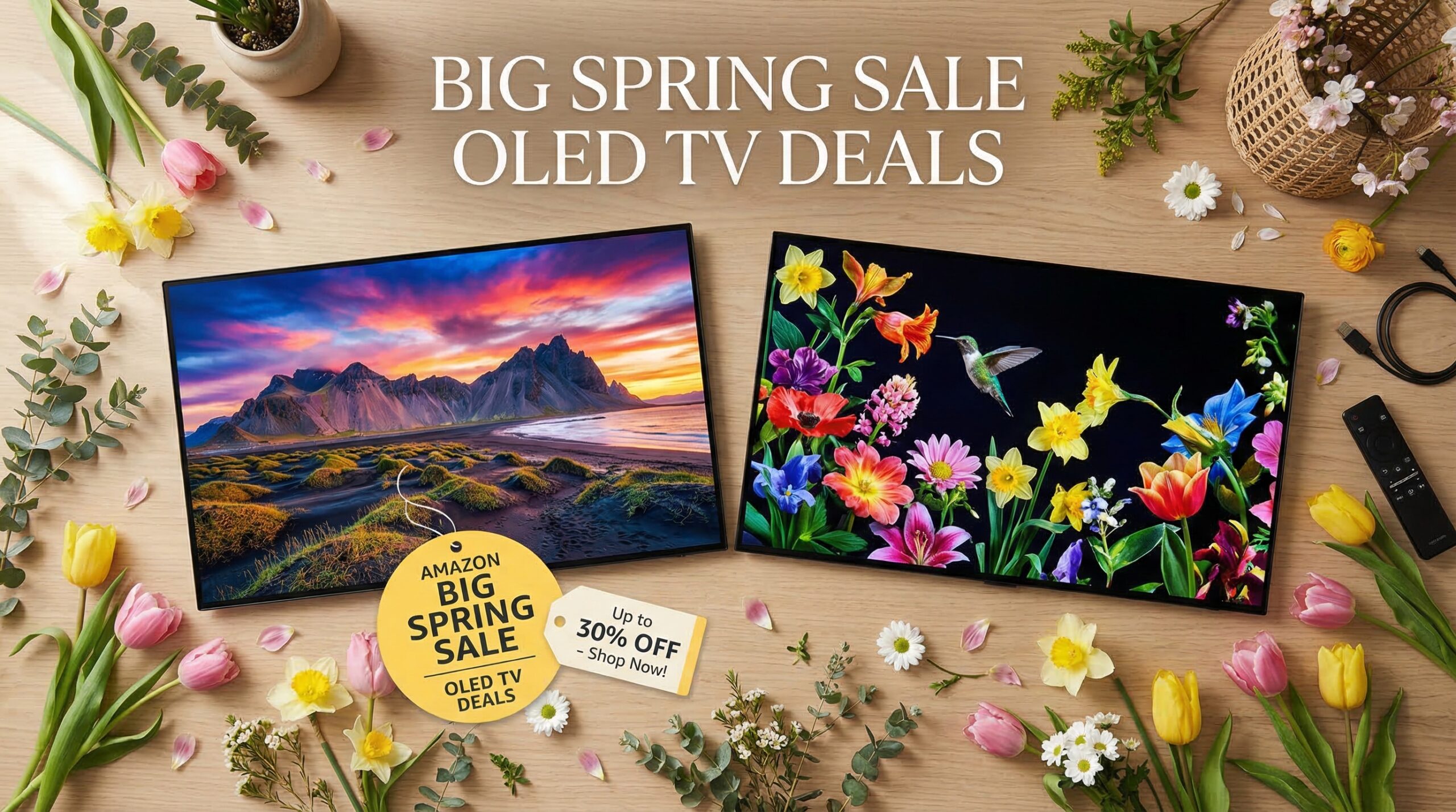 Best Big Spring Sale OLED TV Deals on Amazon
