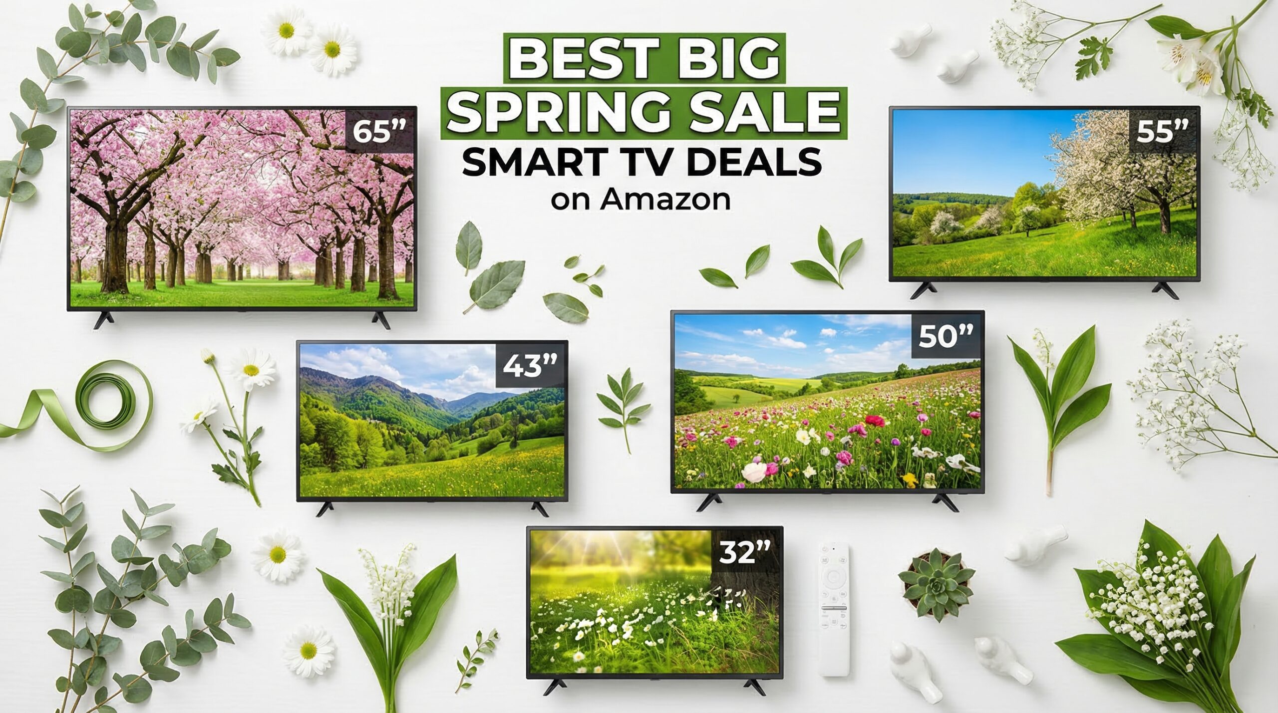 Best Big Spring Sale Smart TV Deals on Amazon