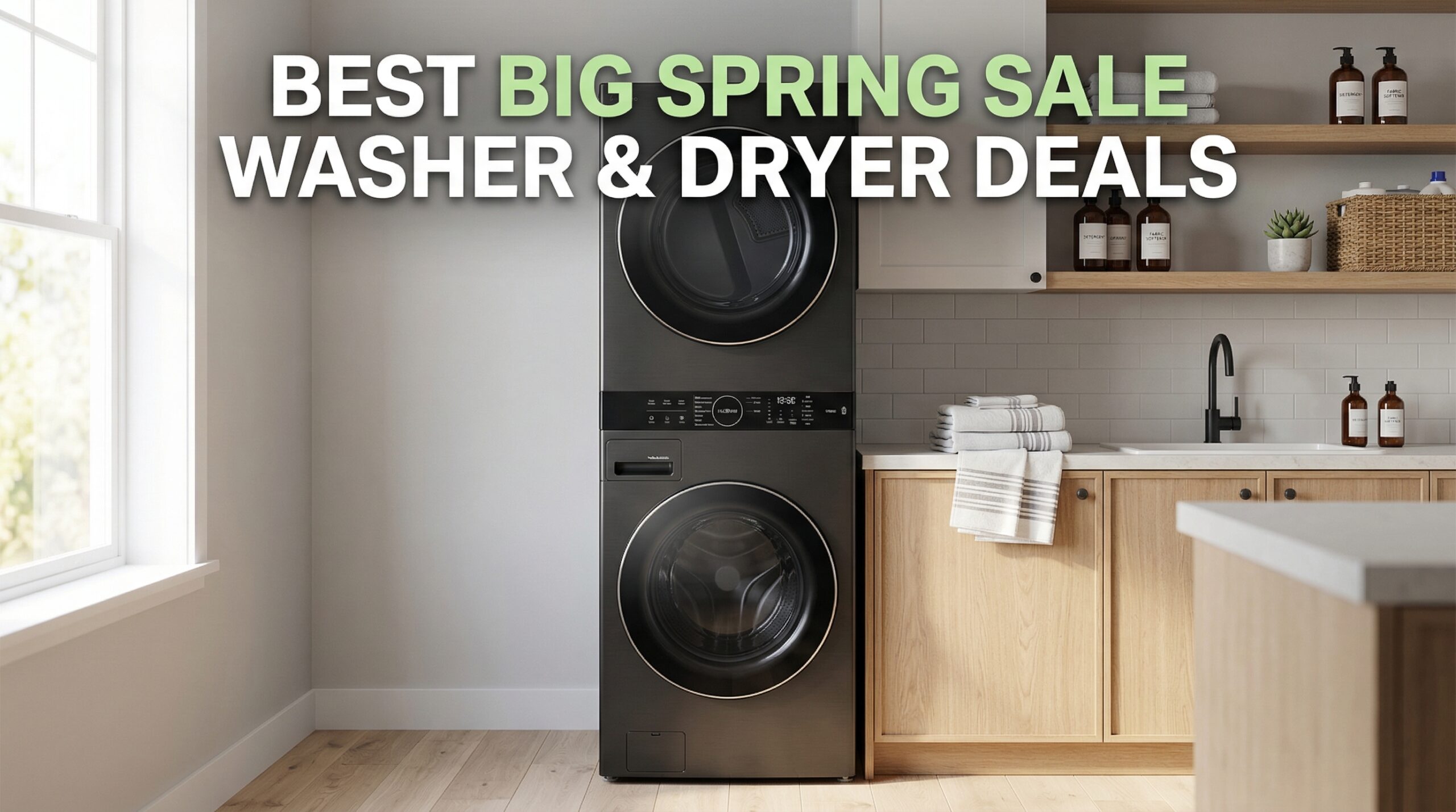 Best Big Spring Sale Washer and Dryer Set Deals on Amazon