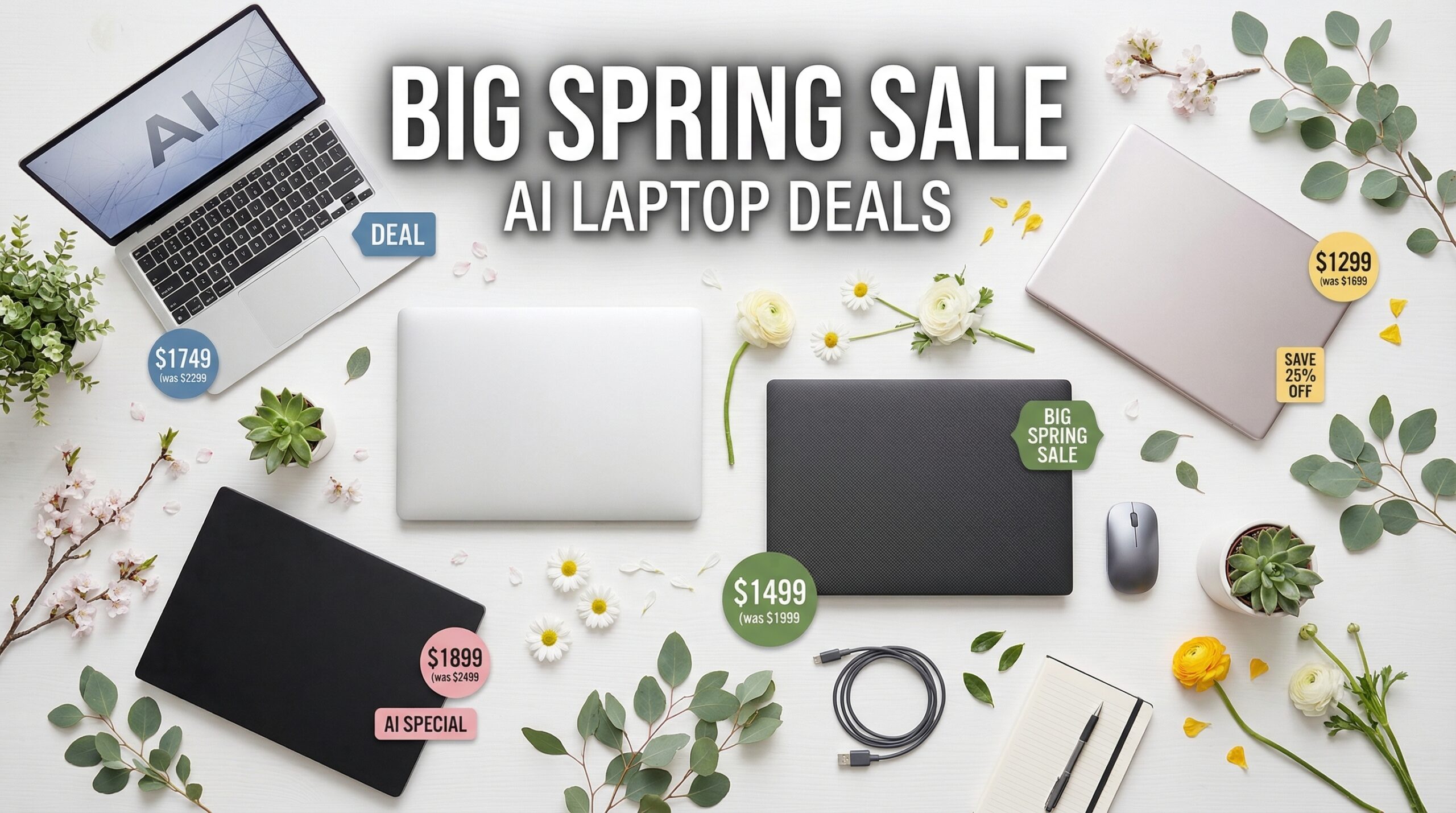 Best Big Spring Sale AI Laptop Deals on Amazon